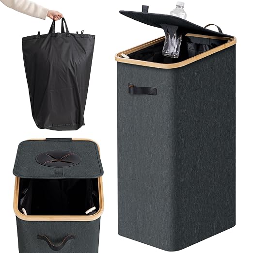 Recycling Bin for Kitchen Indoor Home 26 Gallon, 100L Recycle Bin by Makeyourlifebetter