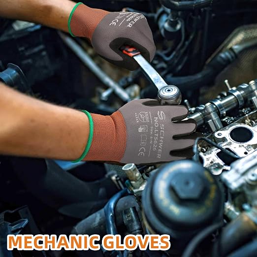 Schwer 6 Pairs Safety Work Gloves - Image 7