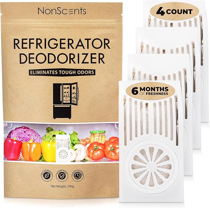 NonScents Refrigerator Deodorizer – Odor Eliminator by NonScents