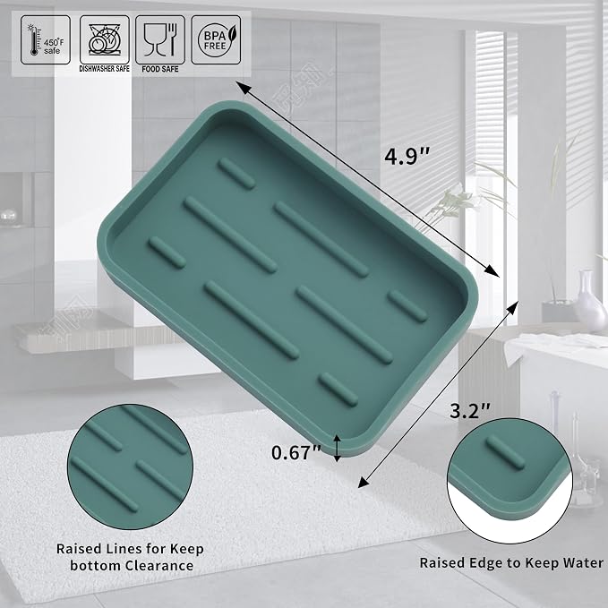 Silicone Kitchen Sink Organizer Tray - Image 2