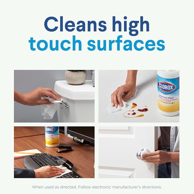 Clorox Disinfecting Wipes Value Pack, Household Essentials - Image 6
