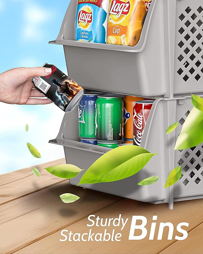 Skywin TidyFriend Stackable Storage Bins - Image 6