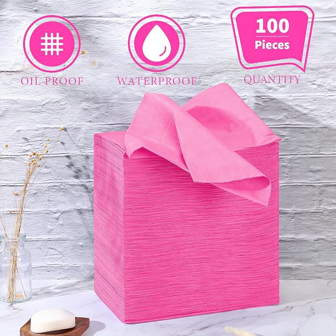 Breling 100 Pcs 31.5 x 71 Inch Disposable Bed Sheets Oil-proof PE Film Massage - Image 6
