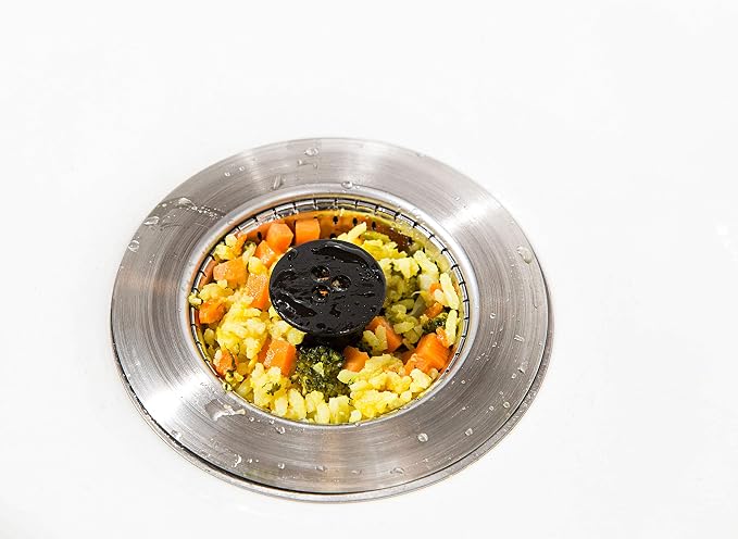 SinkShroom Revolutionary Clog-Free Sink Strainer Basket, Stainless Steel - Image 6