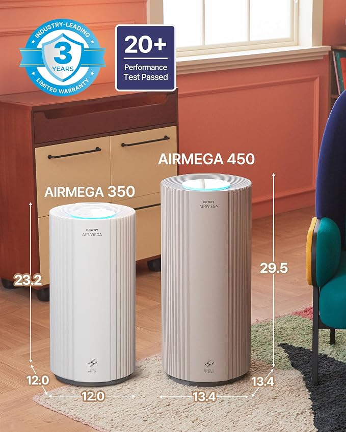 COWAY Air Purifiers for Large Room Whole Home Up to 2, 640 ft², True HEPA - Image 12