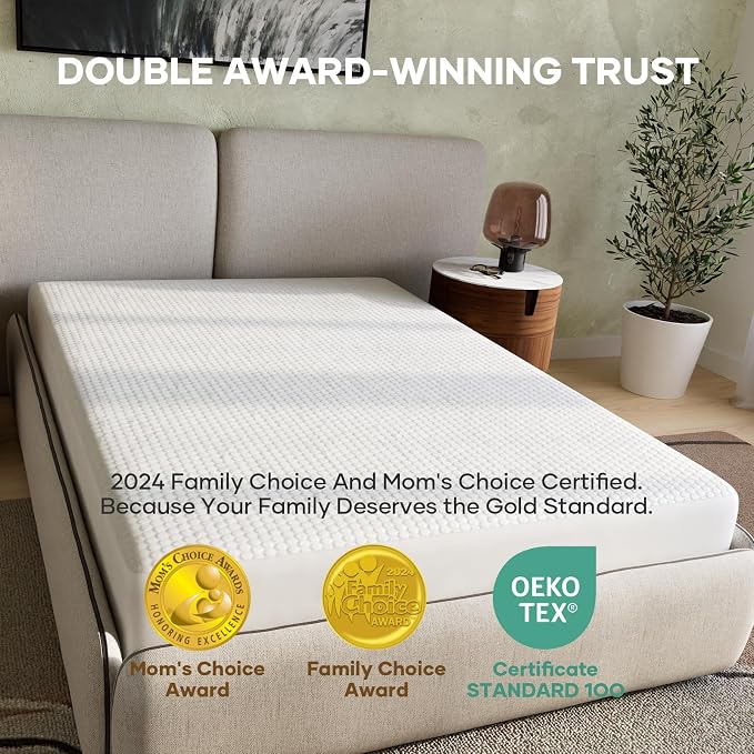 OhGeni 100% Waterproof Mattress Protector, Full Size Mattress Pad, Fits 6"-20" - Image 8