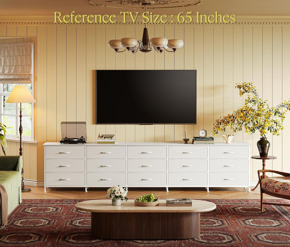 Huuger 94.5 Inch Extra Long Dresser for Bedroom, Large Dresser for Closet