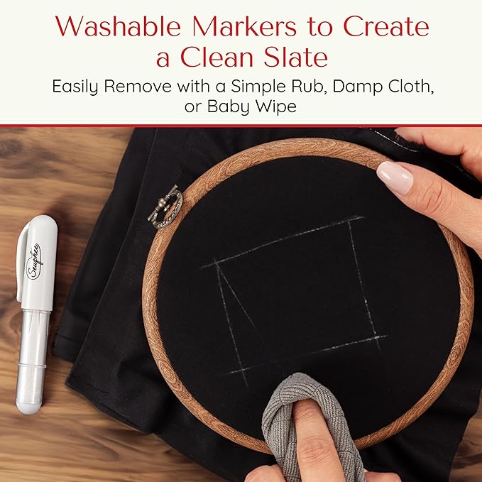 Fabric Markers for Sewing – Ergonomic Tailors Chalk Pen - Image 5