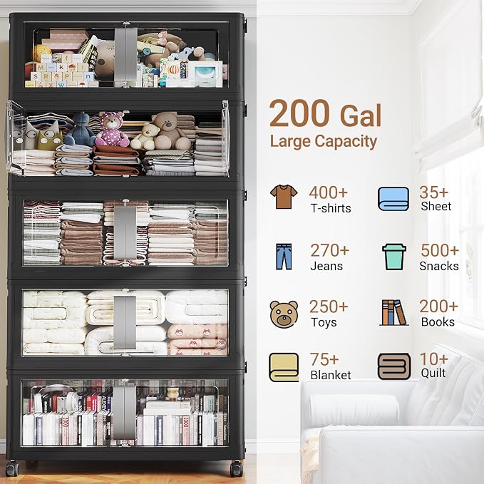 BROVIEW 800QT Stackable Storage Bins - Image 8