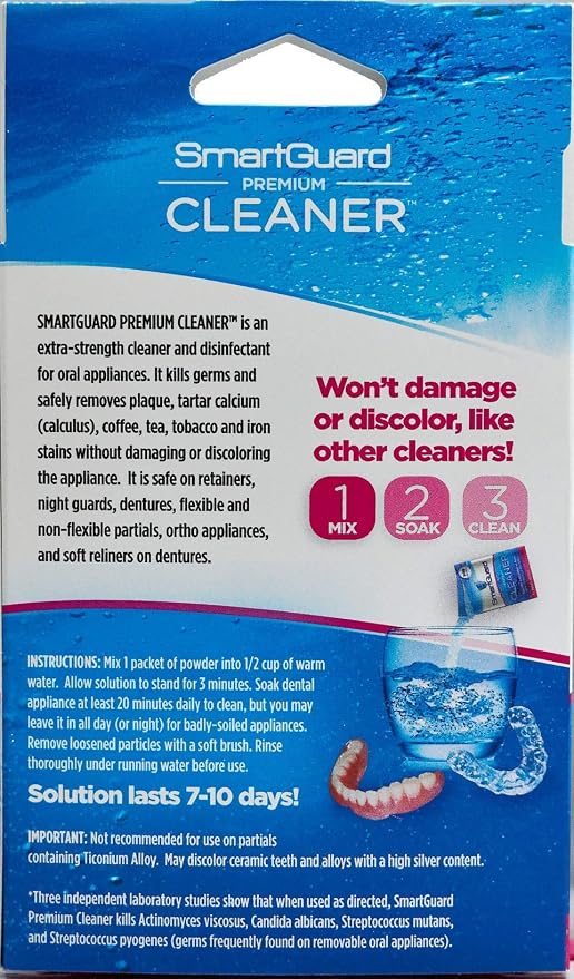 SmartGuard Premium Cleaner Crystals –- Removes Stain, Plaque & Bad Odor from - Image 2