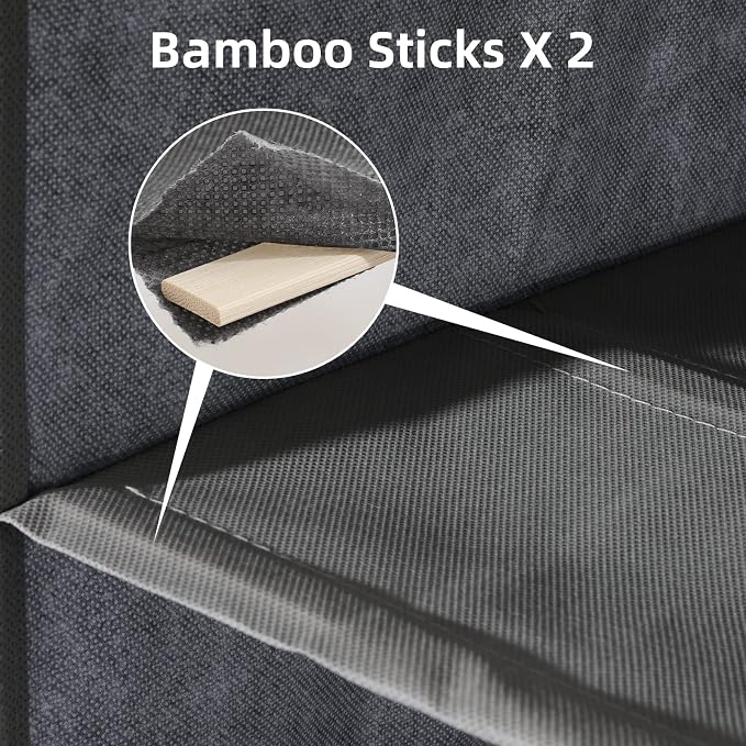 2 Packs Hanging Closet Organizer, 4-Shelf Closet Organizers and Storage - Image 4