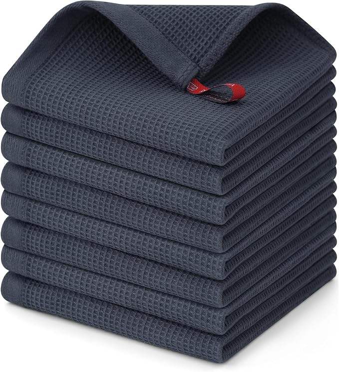 Homaxy 100% Cotton Waffle Weave Dish Cloths by Homaxy