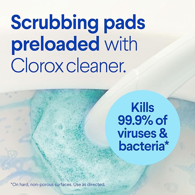 Clorox ToiletWand Toilet Cleaner Refills, Toilet brush, Rainforest Rush - Image 2