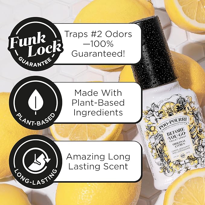 Poo-Pourri Before-You-Go Toilet Spray, Original Citrus, 2 Fl Oz, Bathroom Odor - Image 2