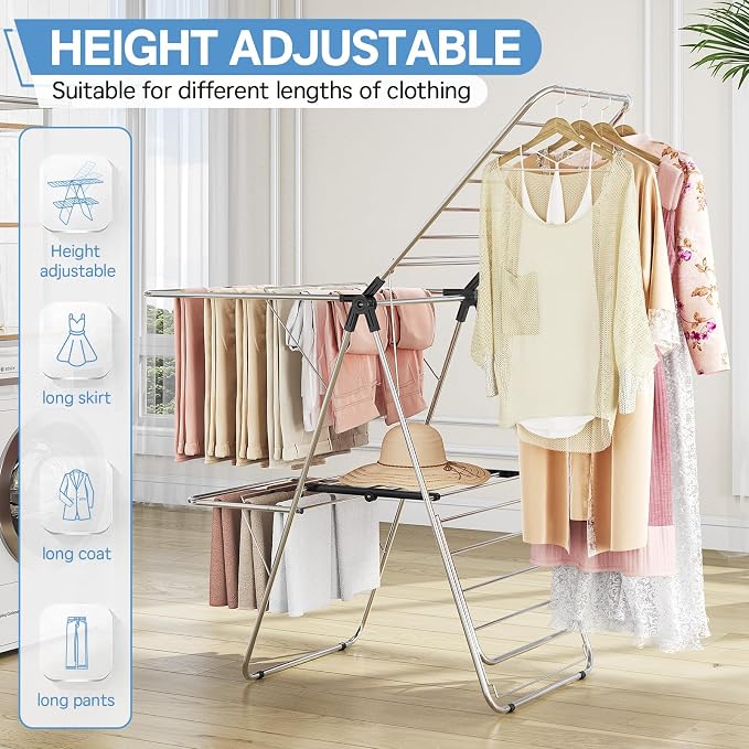 APEXCHASER Clothes Drying Rack - Image 2