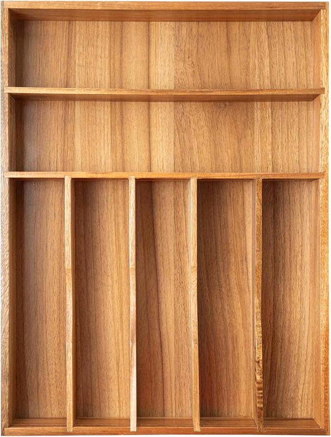 Silverware Organizer Kitchen Drawer Organizer Utensil Organizer Acacia by Besilord