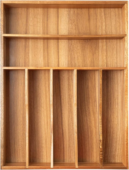Silverware Organizer Kitchen Drawer Organizer Utensil Organizer Acacia by Besilord