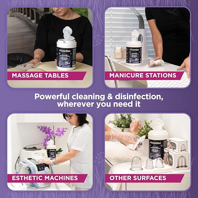 Prevention All Purpose Disinfecting Wipes – Cleaning Wipes Canister, Bulk - Image 4