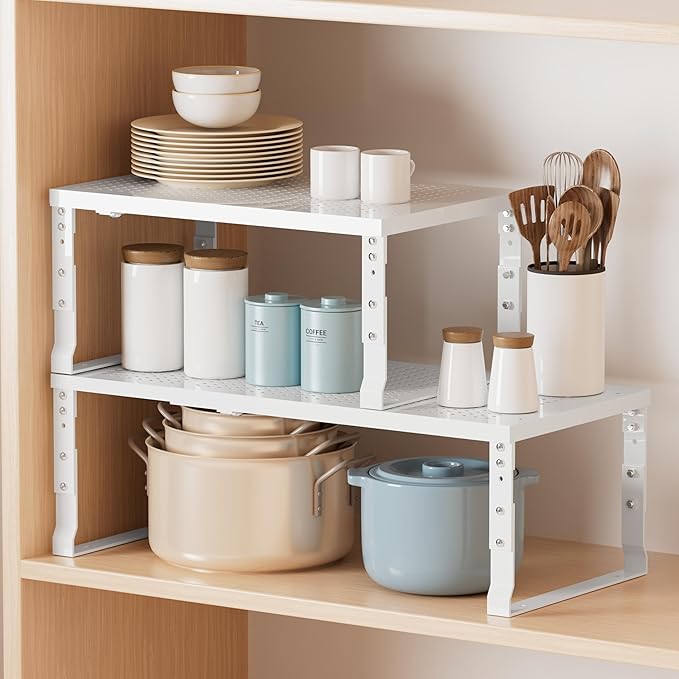 Metal Stackable Expandable Storage Shelf - Image 5