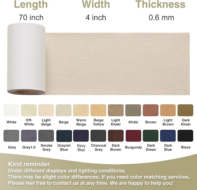 Canvas Repair Tape 4×70 Inch Waterproof Self-Adhesive Fabric Repair Patch - Image 4