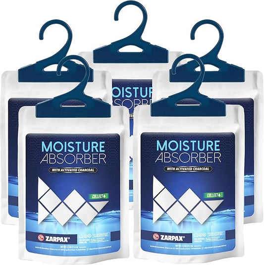 Moisture Absorber Sachets Activated Charcoal 7.5 oz/212g by Zarpax