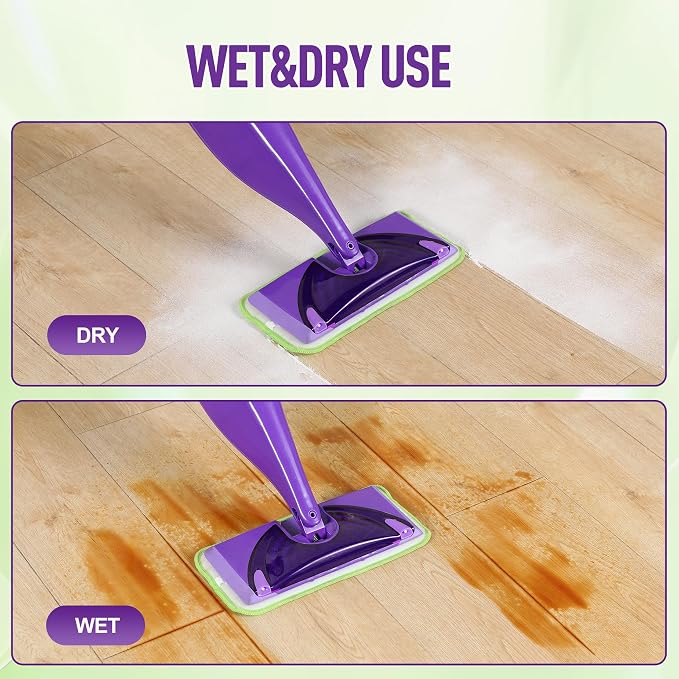 6 Pack Reusable Mop Pads for Swiffer WetJet, Washable Wet Mop Refills - Image 8