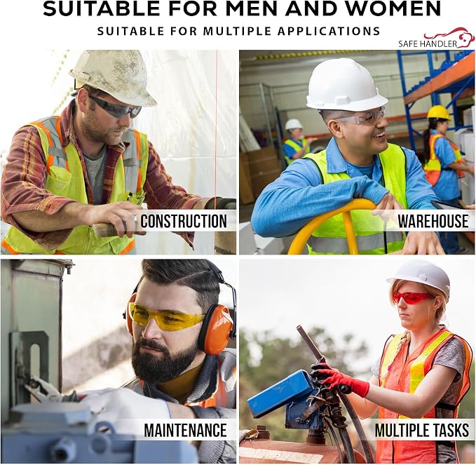 SAFE HANDLER Hyline Anti-Fog Color Safety Glasses Variety, Impact Resistant - Image 5