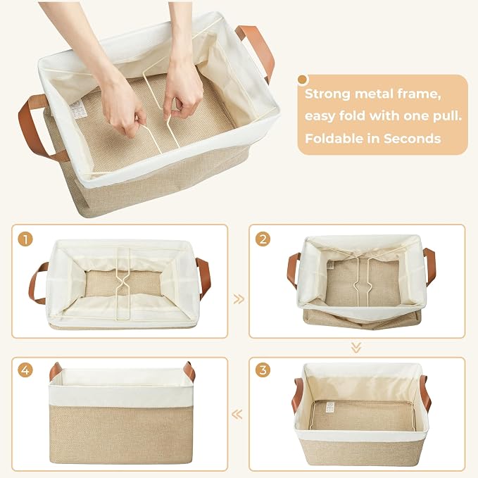GRANNY SAYS Storage Baskets for Shelves, Closet Organizer Bins, Clothes Storage - Image 7