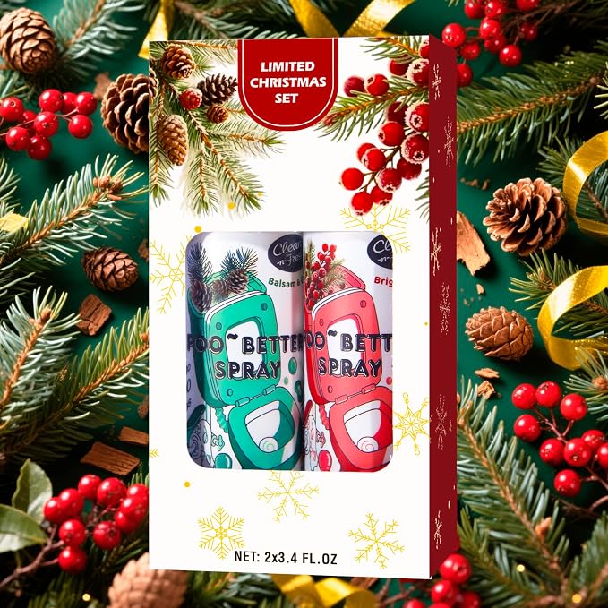 Clean-n-Fresh Toilet Spray, Holiday Pack Gift Set - Image 7