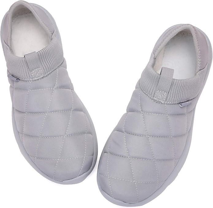 KUBUA Slippers for Men and Womens Indoor House Shoes Plush Slip on Outdoor - Image 5