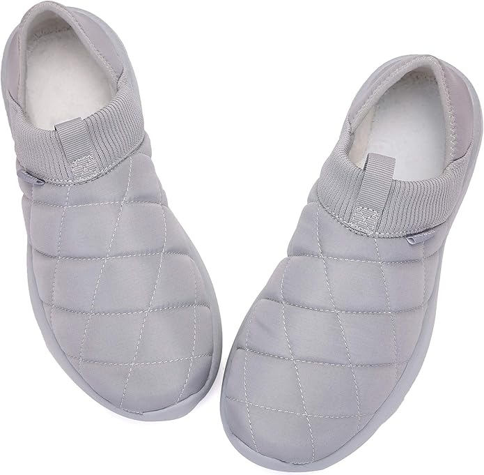 KUBUA Slippers for Men and Womens Indoor House Shoes Plush Slip on Outdoor - Image 5