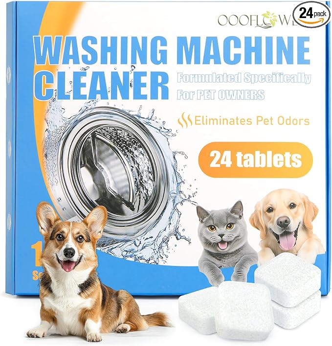 Washing Machine Cleaner Tablets 24 Pack, Formulated by Unknown