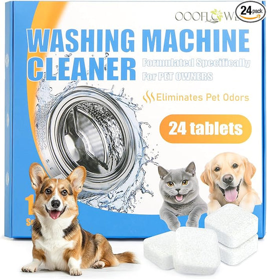 Washing Machine Cleaner Tablets 24 Pack, Formulated by Unknown