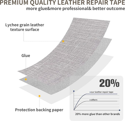 Fine Linen Fabric Patches, Self-Adhesive, 12x40 Inch, - Image 2