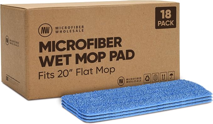 Microfiber Wholesale 20 inch Microfiber Mop Pads by MicrofiberWholesale