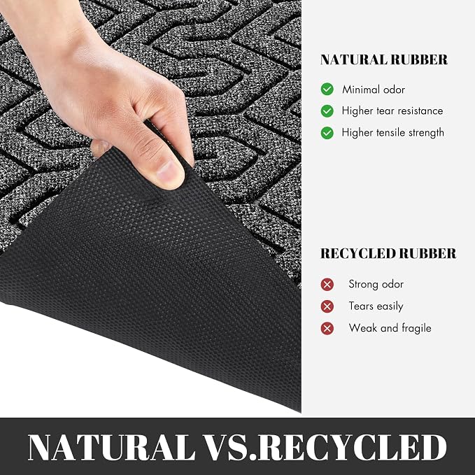 Yimobra Extra Large Door Mat Outside Entrance 60x32, Waterproof Heavy Duty - Image 6