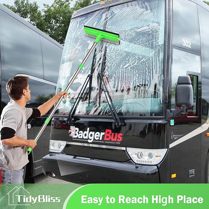 Window Squeegee Professional, 56” Car Windshield Glass Cleaner Tool - Image 7