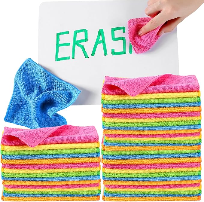 Tanlade Microfiber Cleaning Cloth Cleaning Rags Reasonable Kitchen Towels by Tanlade