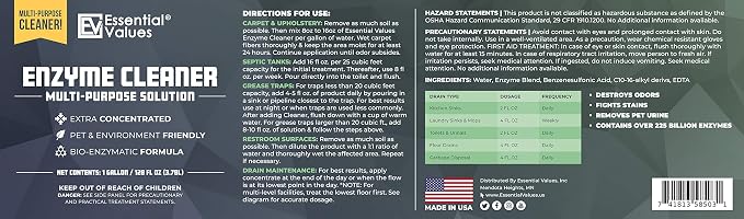 Enzyme Cleaner, Drain Cleaner, Made in USA – Multi-Purpose Solution- Stop Odors - Image 6
