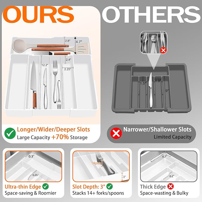 Expandable Large Silverware Organizer - Image 5