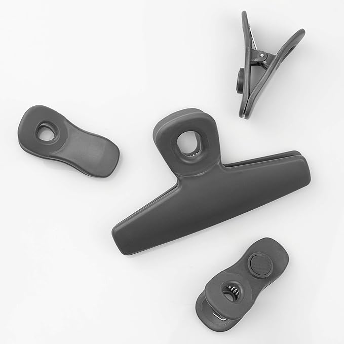 COOK WITH COLOR Bag Clips, Heavy Duty Chip Clip and Refrigerator Magnet Clips - Image 5