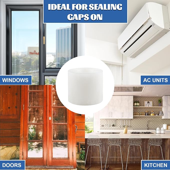 Transparent Weather Sealing Tape 3" x35 Yard, Window Insulation Tape Weather - Image 5