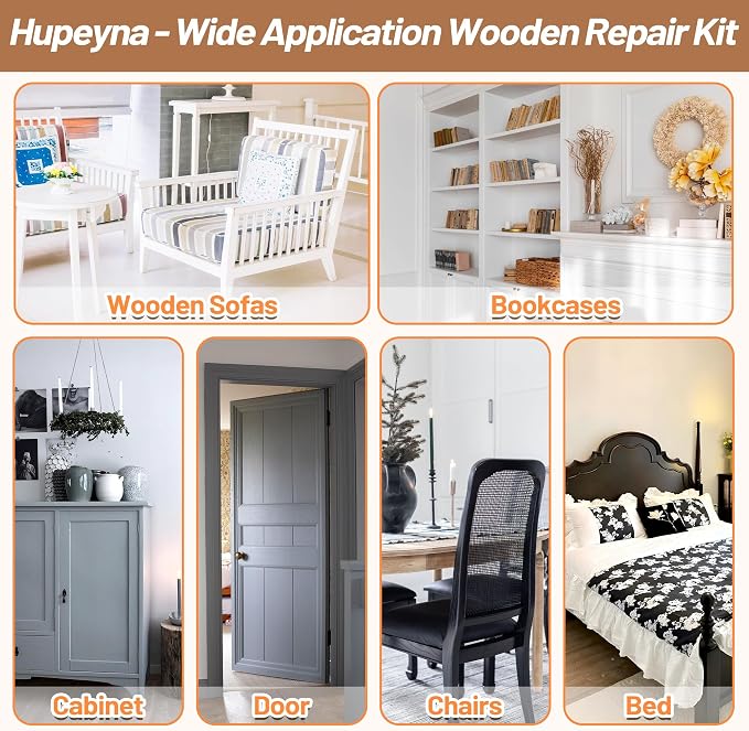 Wood Repair Kit, Wood Furniture Repair Kit, Wood Filler, Wood Putty and - Image 5