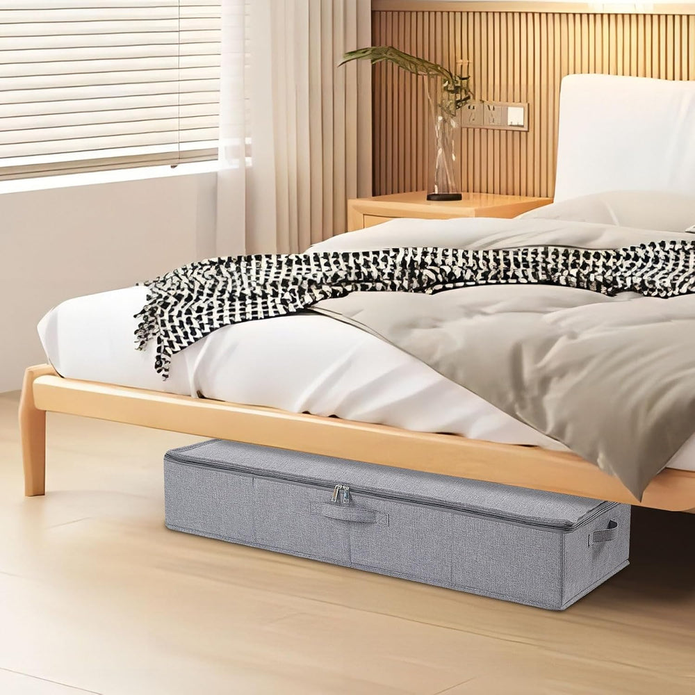 Under Bed Storage Container,Grey,23.6x11.8x5.9 Inch,3 Pack