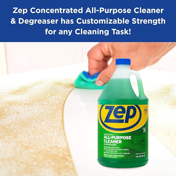 Zep All-Purpose Cleaner and Degreaser 128 oz ZU0567128 Cleans Almost Any Surface - Image 7