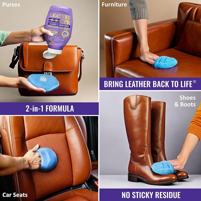 Leather CPR Cleaner & Conditioner 18oz - Image 5