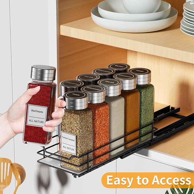 RCHYFEED Pull Out Spice Rack Organizer - Image 3