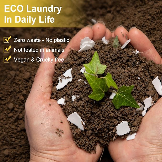 Laundry Detergent Sheets, Biodegradable Plastic Free Liquidless Laundry Sheets - Image 5