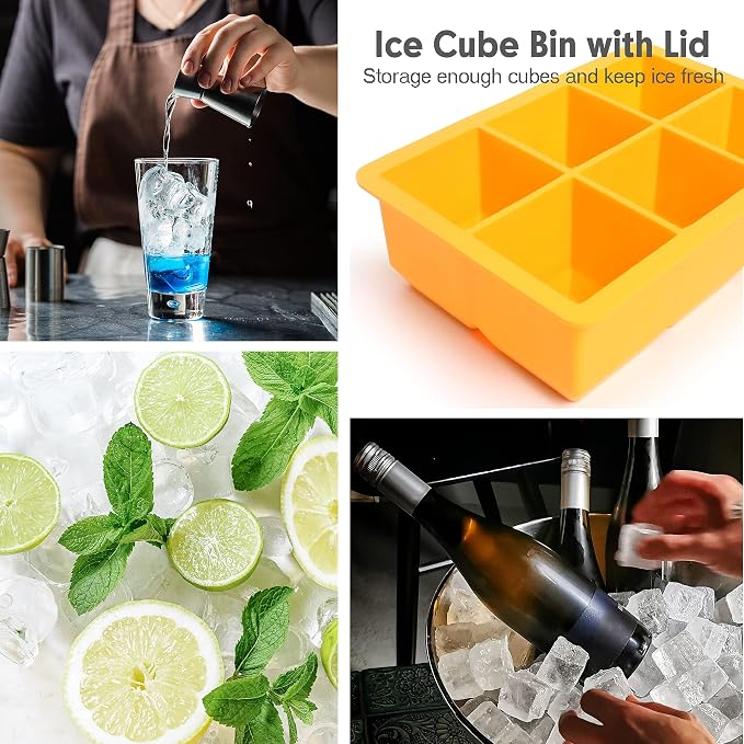 Silicone Ice Cube Trays 3 Pack - Image 9