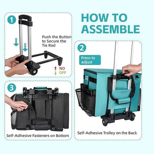 Rolling Cleaning Caddy Bag - Image 2